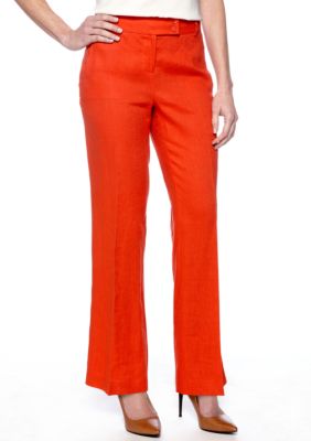 Madison Button Front Linen Pant