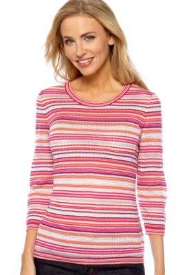 Madison Striped Pullover Sweater