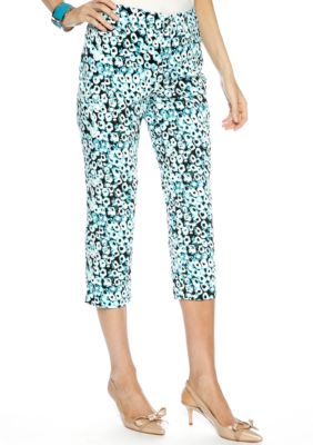 Madison Circle Rings Twill Crop Pant