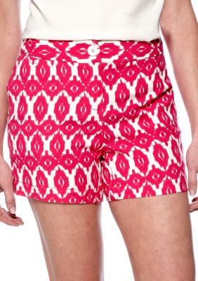 Madison Ikat Print Linen Short