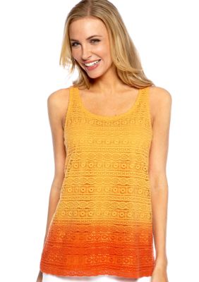 Madison Crochet Dip-Dye Tank