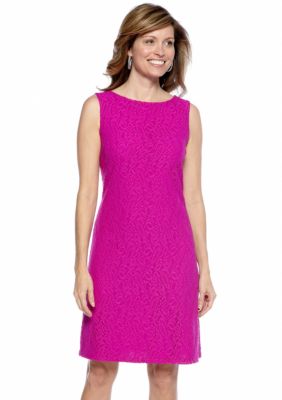 Madison Sleeveless Knit Lace Dress