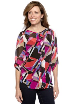 Madison Kissing Placket Woven Shirt