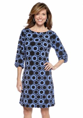 Madison Honeycomb Shift Dress