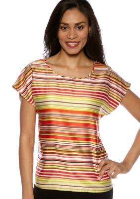 Madison Striped Boxy Top