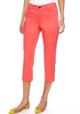 Madison Solid Crop Twill Pant