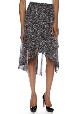 Hi-Lo Polka Dot Skirt