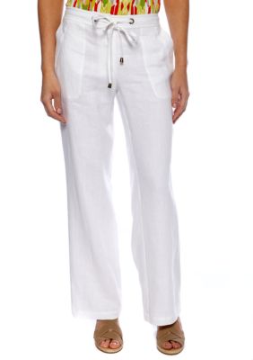 Madison Petite Linen Pant