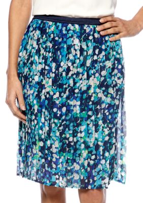 Kim Rogers Petite Printed Soft Skirt