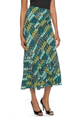 Kim Rogers Printed Challi Gore Skirt