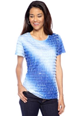 Kim Rogers Ombre Eyelash Top