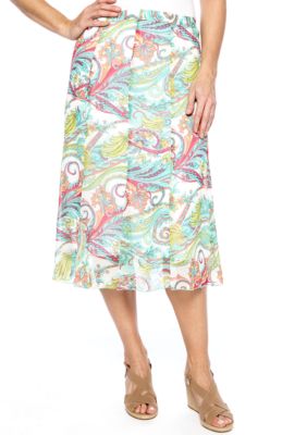 Kim Rogers Gore Knee Length Skirt