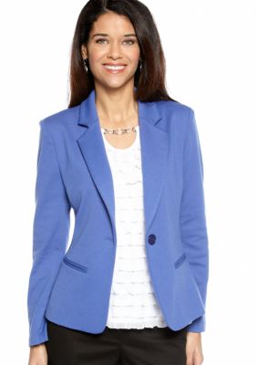 Kim Rogers&reg; Petite Blazer with Besom Pockets