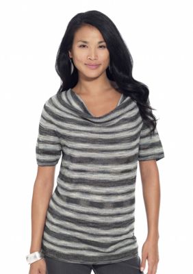 Jones New York Collection Plus Size Draped Cowl Neck