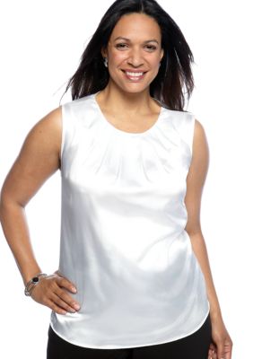 Jones New York Collection Plus Size Woven Shell