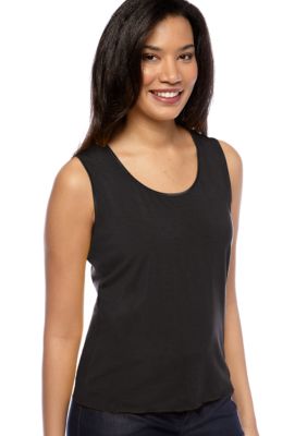 Jones New York Collection Satin Trim Tank