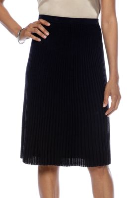 Jones New York Collection Pleated Knit Skirt