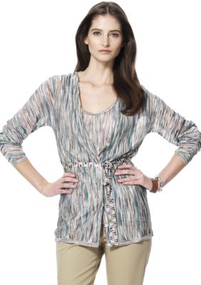 Jones New York Collection Petite Multi Yarn Cardigan