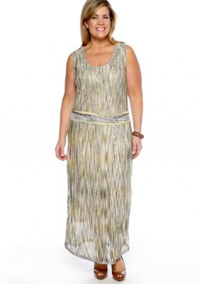 Jones New York Collection Plus Size Maxi Dress