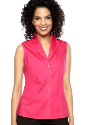 Jones New York Collection Sleeveless Easy Care Blouse