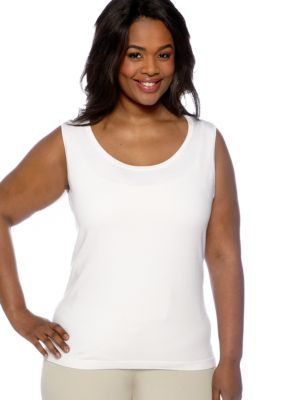 Jones New York Collection Plus Size Sleeveless Shell