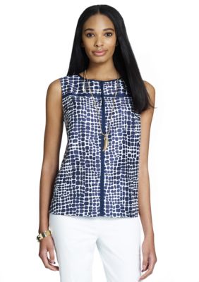 Jones New York Collection Sleeveless Blouse