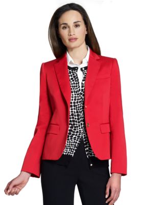 Jones New York Collection Long Sleeve Two Button Blazer