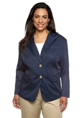 Jones New York Collection Plus Size Jacket With Pockets