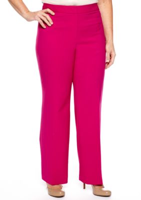 Jones New York Collection Plus Size Flat Front Pant