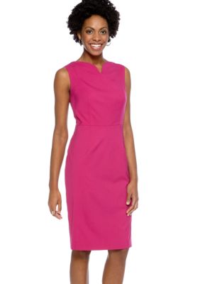 Jones New York Collection Petite Dress With Sweetheart Neckline