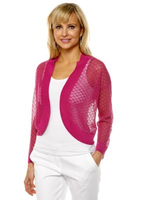 Jones New York Collection Long Dolman Sleeve Cardigan