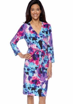 Jones New York Collection Wrap Dress