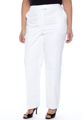Jones New York Collection Plus Size Slim Pant