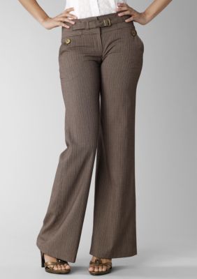 XOXO Espresso Stripe Pant