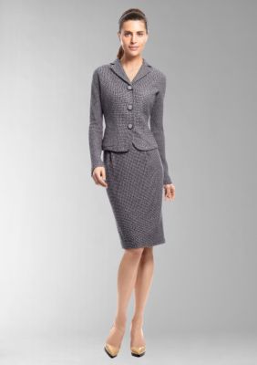 Liz Claiborne Long Sleeve Button Front Fitted Jacket - Belk