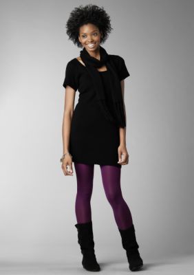 A Byer Scarf Sweater Dress