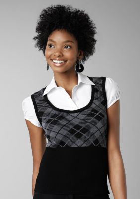 A Byer Plaid Sweater