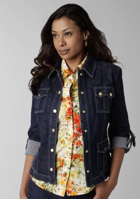 Jones New York Sport Denim Safari Jacket