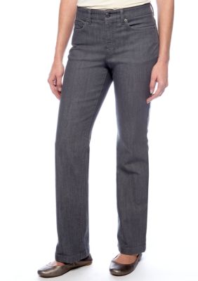 Jones New York Sport Plus Size Straight Leg Graphite Jean