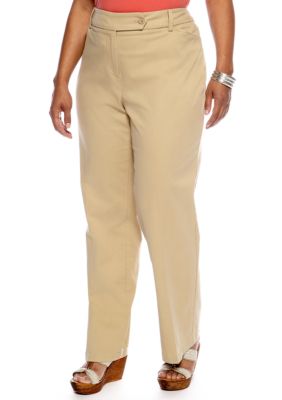 Jones New York Sport Plus Size Twill Pant