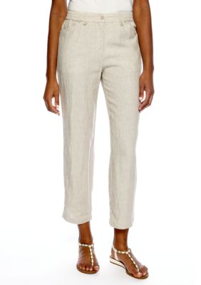 Jones New York Sport Linen Crop Pant