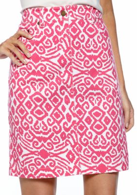 Jones New York Sport Printed Slim Skirt