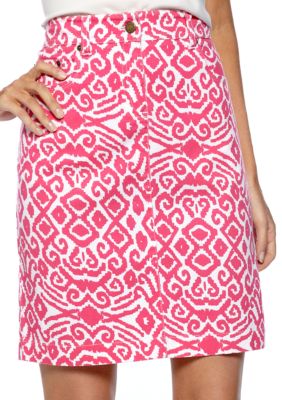 Jones New York Sport Petite Printed Slim Skirt