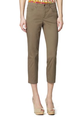 Jones New York Sport Five Pocket Cropped Jeans