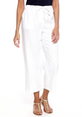 Jones New York Sport Linen Crop Pant