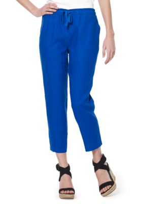 Jones New York Sport Crop Linen Pant