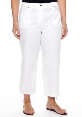 Jones New York Sport Plus Size Crop Cargo Pant