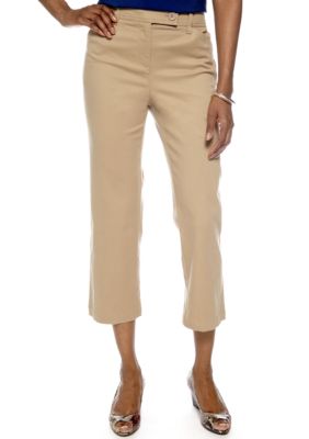 Jones New York Sport Petite Crop Pant with Extend Tab