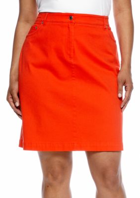 Jones New York Sport Plus Size Slim Skirt
