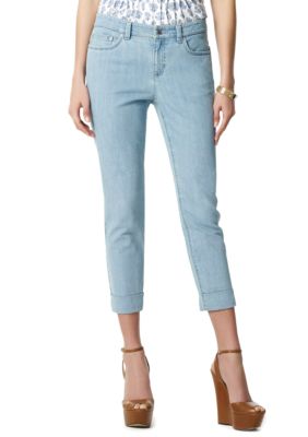 Jones New York Sport Light Wash Crop Jean